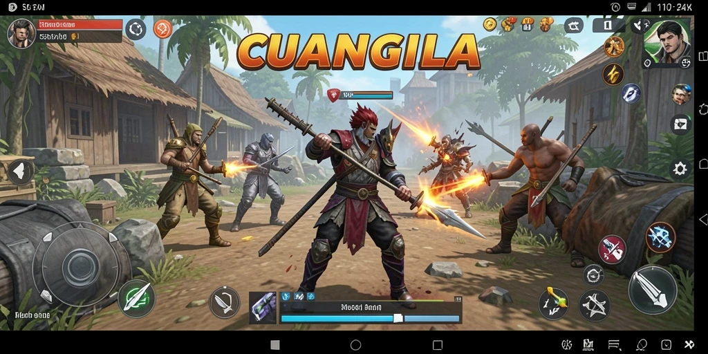 Screenshot gameplay <strong>CUANGILA</strong> menampilkan aksi strategi yang mendebarkan.