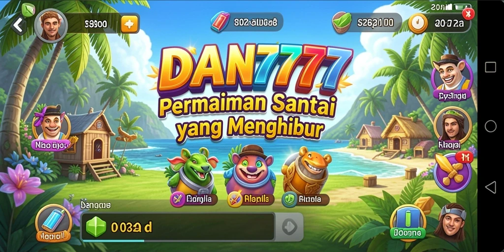 Tangkapan layar menunjukkan gameplay seru dan menarik dari DAN777.