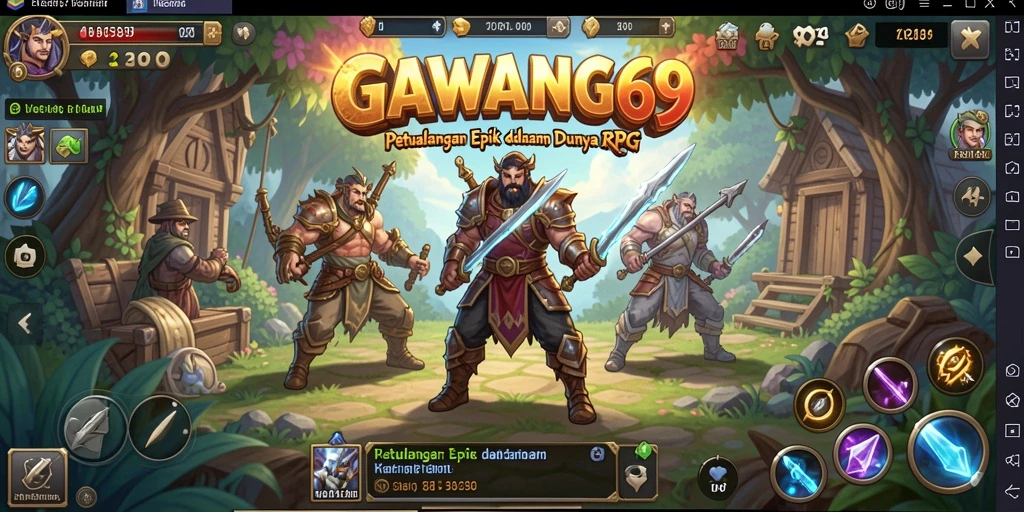 Tampilan gameplay GAWANG69 yang menarik dan penuh aksi.
