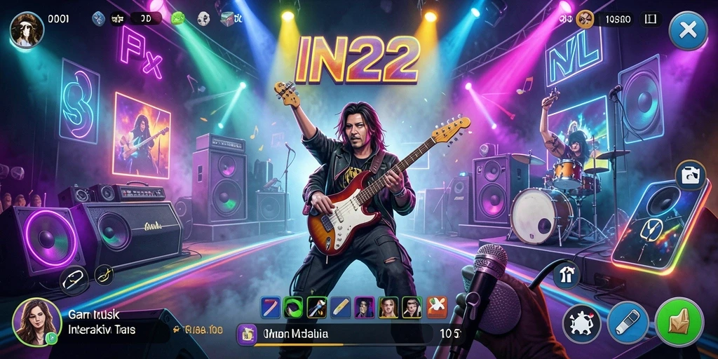 Tampilan gameplay IN22 yang seru dan interaktif.