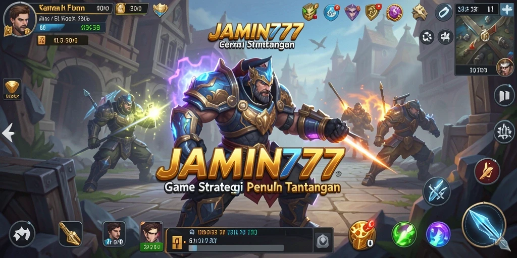 Screenshot gameplay menampilkan aksi strategi yang mendebarkan.