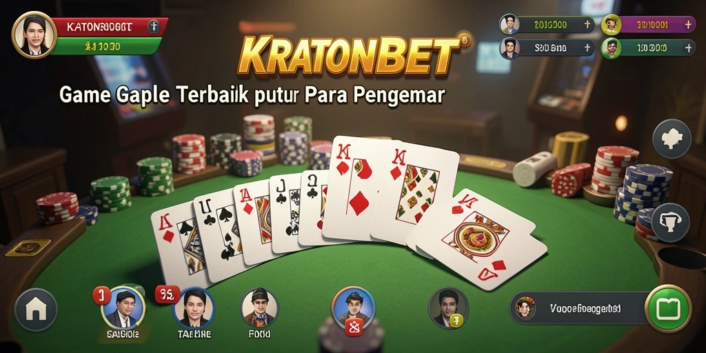 Tampilan gameplay Gaple yang seru dan interaktif.