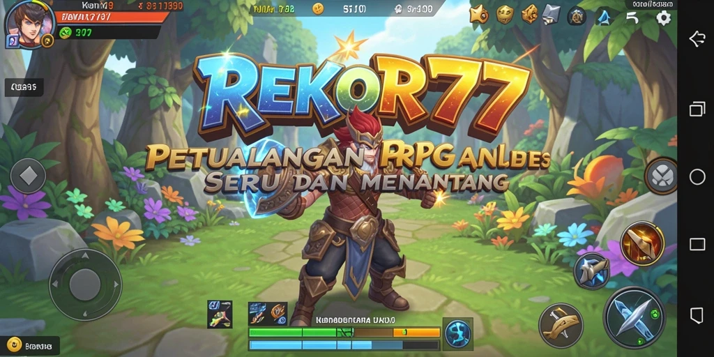 Tampilan gameplay seru dan mendebarkan dalam REKOR777.