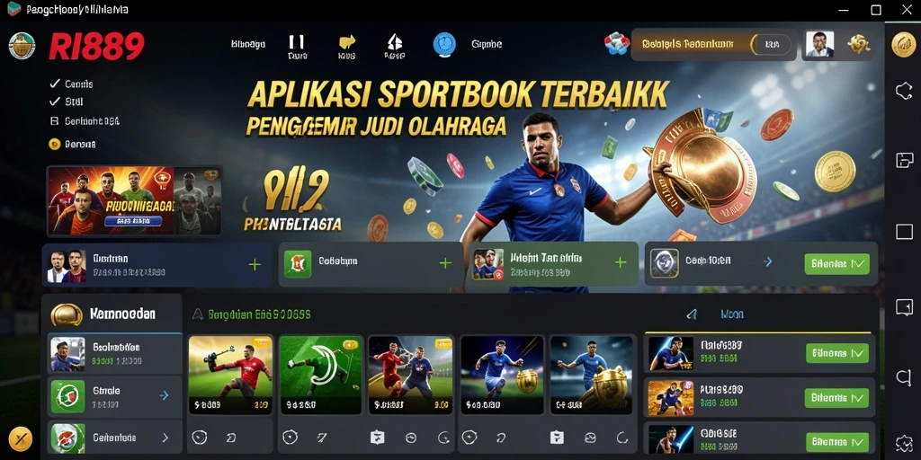 Tampilan menarik dari gameplay taruhan Sportsbook RI889.
