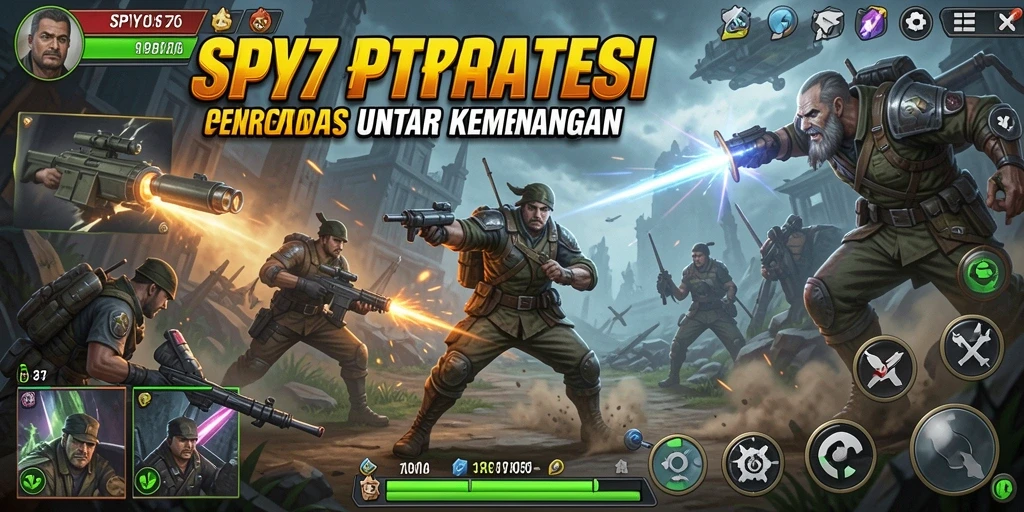 Screenshot SPY77 menampilkan momen strategis dalam gameplay yang intens.